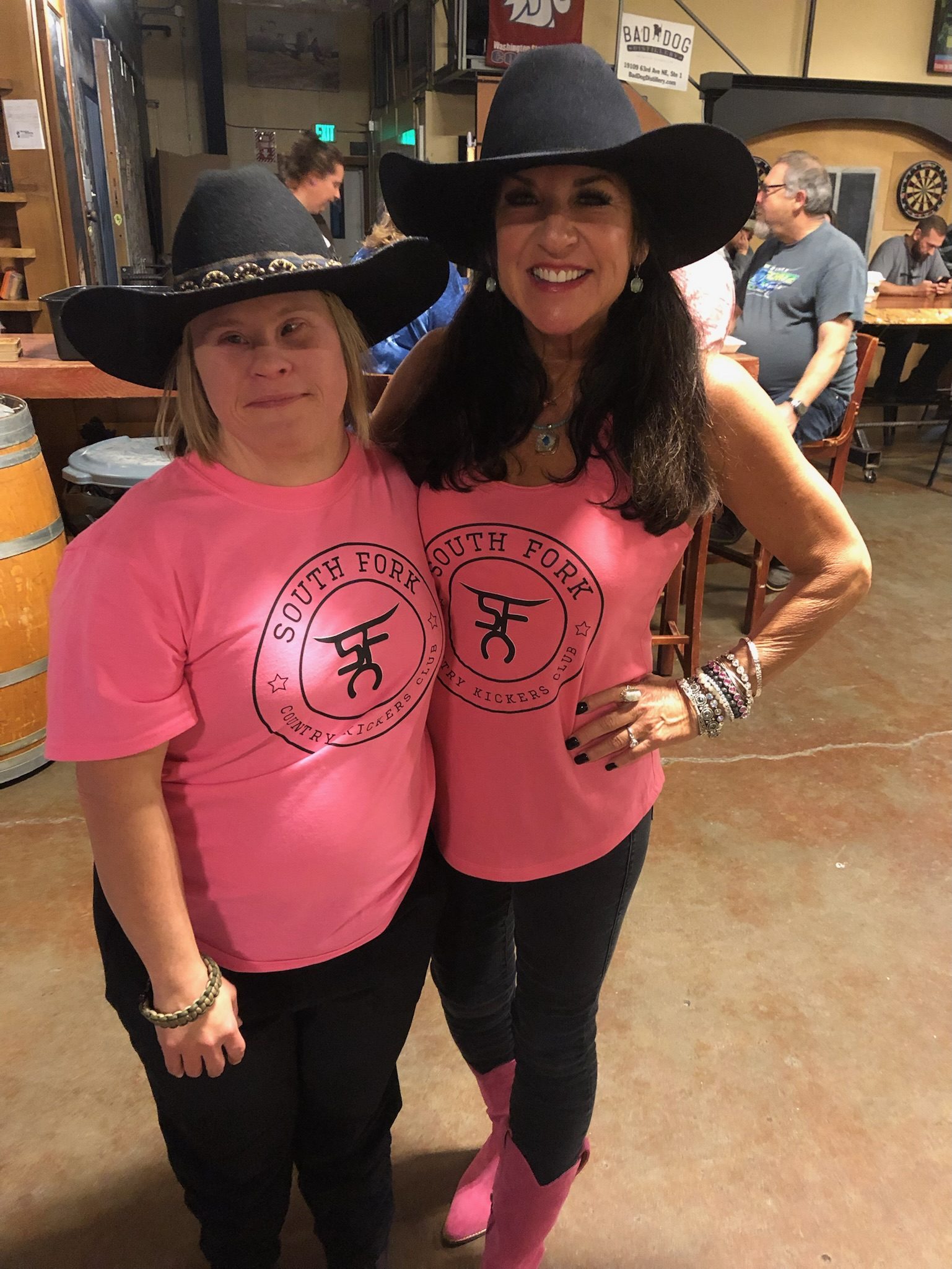 Dancers in South Fork Country Kickers shirts